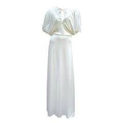 Vintage 70s Joy Stevens Angel Gown