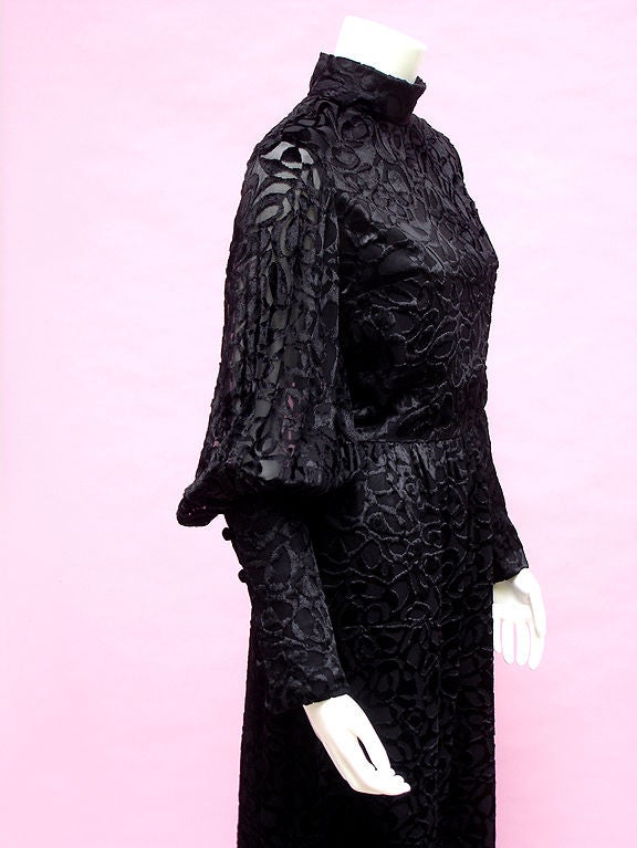 60S DIORLING BY CHRISTIAN DIOR VICTORIAN VELVET For Sale 4