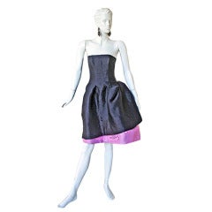 Circa 2000 Christian Lacroix Runway 2-in-1 Detachable Pouf Dress Gown - Unworn 3