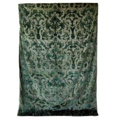 Fortuny Large Art Deco Velvet Wall Hanging With Provenance