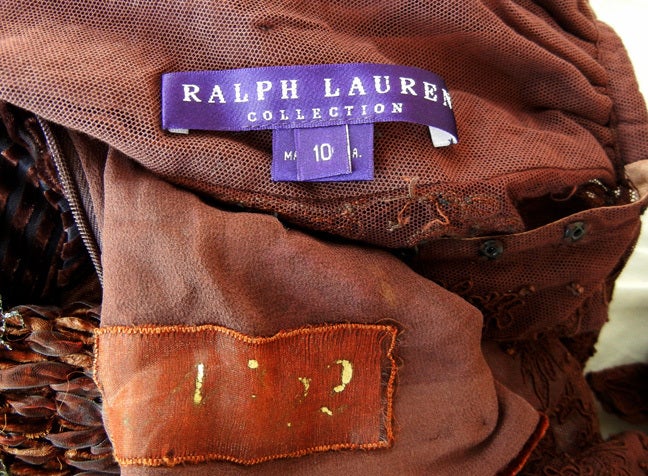 Ltd. Edition Ralph Lauren Wearable Art Mixed Media Velvet Top - On Sale 5