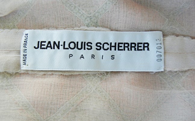 Numbered Jean-Louis Scherrer Couture Beaded 