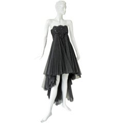 Early Christian Lacroix Haute Couture Lace Tulle Evening Dress 2