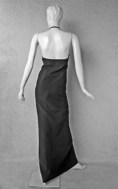 RARE GUCCI TOM FORD G-BUCKLE TRIBUTE RUNWAY BOOK GOWN 2