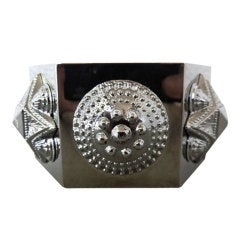 Burberry Prorsum Warrior Oversized Hexagon Cuff Bracelet