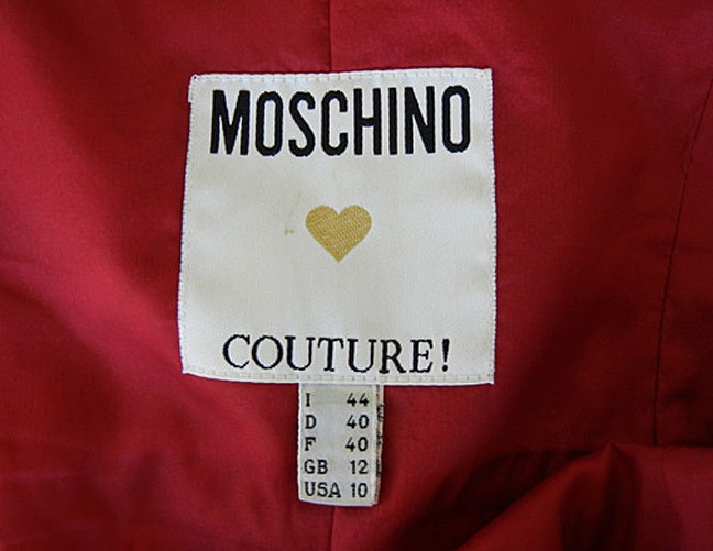 Franco Moschino Couture 80's Silk Tie Dress For Sale at 1stDibs ...