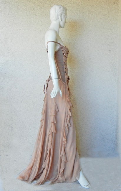 versace corset dress