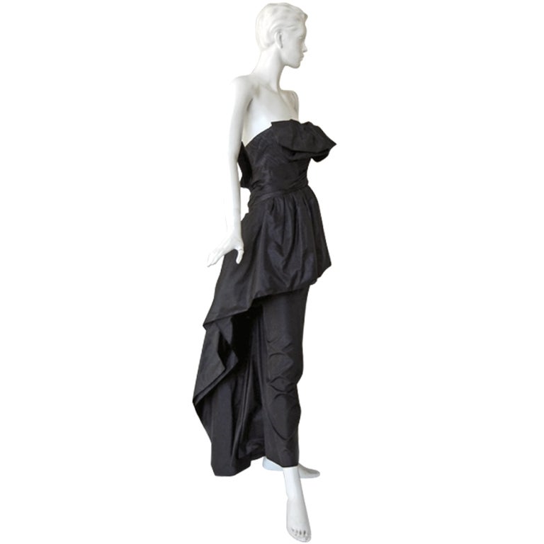 CHANEL SCULPTURED HI FASHION BUSTIER GOWN