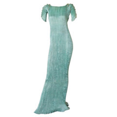 Fortuny 1920's Delphos Fantail Gown