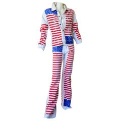 D&G Patriotic Unisex American Flag Denim Jacket and Jeans 3