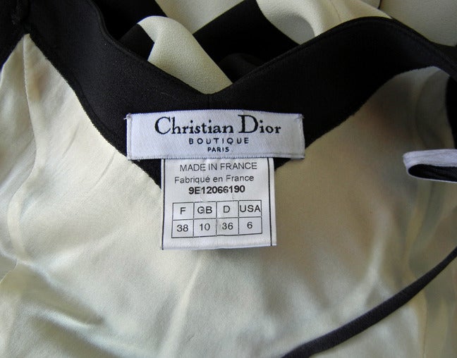 Ensemble de soirée Christian Dior à motif de chevrons inspiré de la collection Dior 1950 Excellent état - En vente à Los Angeles, CA