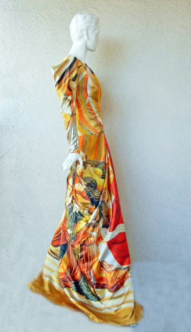 Alexander McQueen Botticelli Gown In New Condition In Los Angeles, CA