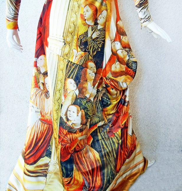 An extremely rare Alexander McQueen silk gown based on the paintings of Sandro Botticcelli (1445-1510). 

Botticelli began his career during the Italian Renaissance period. Sandro Botticelli’s work was most in demand by the Medici family. The