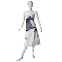 Stella McCartney für Chloe Horse Graphic Runway Dress
