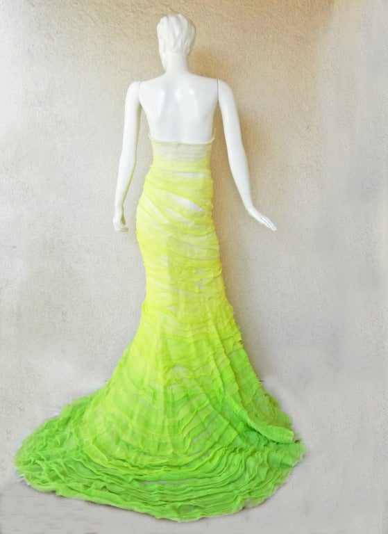 Green Rare Nina Ricci L'Air du Temps Fantasy Gown and Jacket  Limited & new