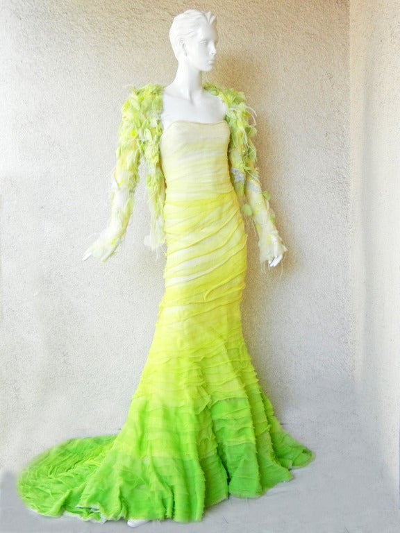 Rare Nina Ricci L'Air du Temps Fantasy Gown and Jacket  Limited & new In New Condition In Los Angeles, CA