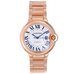 Cartier Ballon Bleu Midsize Rose Gold Watch W69004Z2