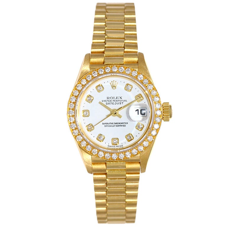 Rolex Lady President Diamond Watch 79178