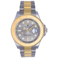 ROLEX Stainless Steel and Gold Yacht-Master Wristwatch with Date 10