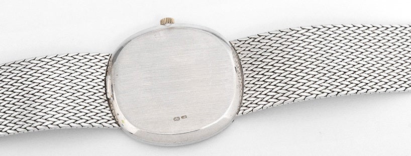 PATEK PHILIPPE Ellipse Men's White Gold Quartz Watch 2