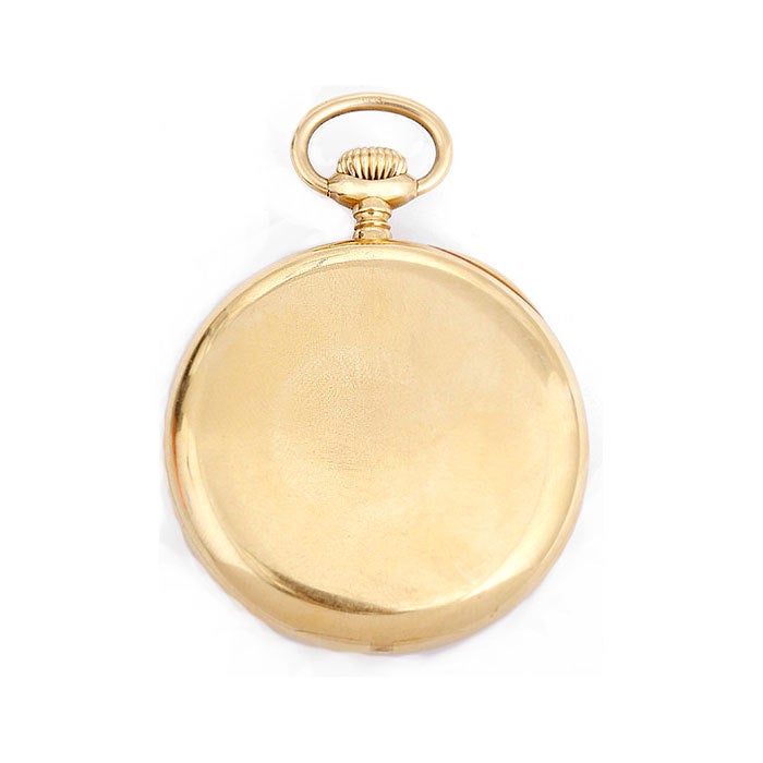 PATEK PHILIPPE Yellow Gold Openface Pocket Watch