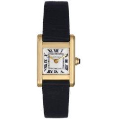 Vintage Ladies Gold Cartier Tank Watch