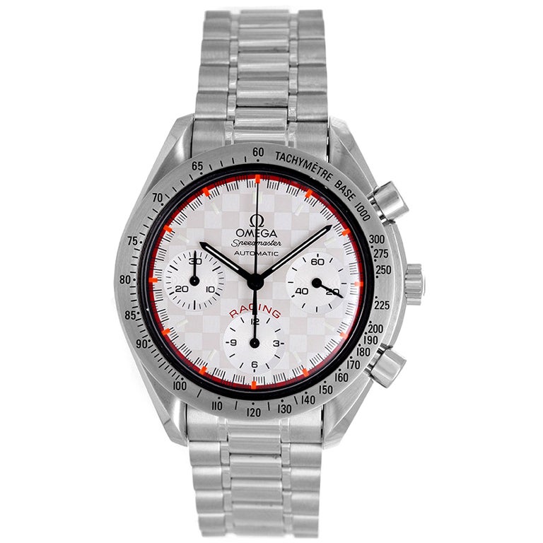 OMEGA Stainless Steel Schumacher 2000 Speedmaster Racing Limited Edition Wristwatch