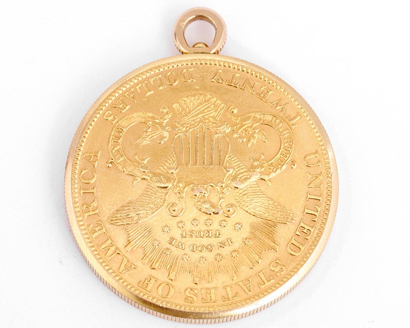 CARTIER Unusual Yellow Gold Coin Watch 1