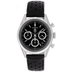 TAG-HEUER Stainless Steel Carrera Chronograph Wristwatch
