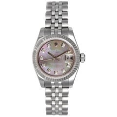 Rolex Lady's Stainless Steel New-Style Datejust Wristwatch