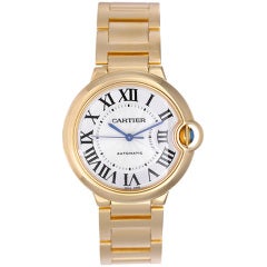 Cartier Yellow Gold Ballon Bleu Midsize Wristwatch