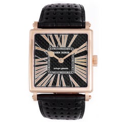 Roger Dubuis Rose Gold Golden Square Limited Edition Wristwatch