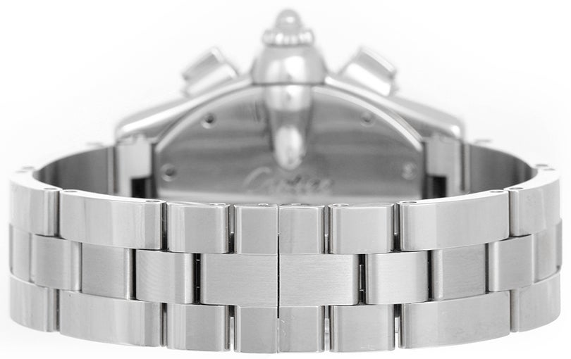 Cartier Stainless Steel Roadster Chronograph Wristwatch