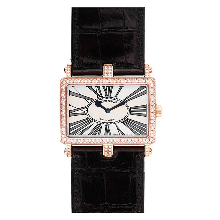 Roger Dubuis Lady's Rose Gold and Diamond Too Much Wristwatch