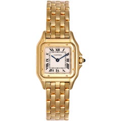 Cartier Lady's Yellow Gold Panther Wrisatwatch