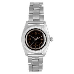 Rolex Stainless Steel Bubbleback Wristwatch Ref 5015