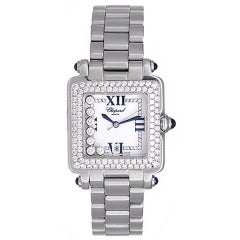 Chopard Lady's Stainless Steel Happy Sport Square Wristwatch