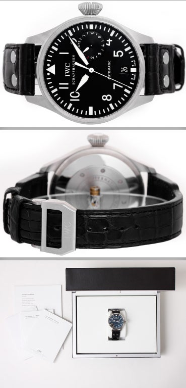 IWC Stainless Steel Big Pilot Wristatch