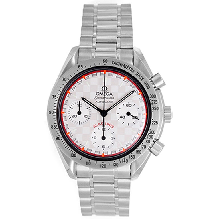 Omega Stainless Steel Schumacher 2000 Speedmaster Racing Watch