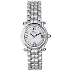 Chopard Lady's Stainless Steel Happy Sport Wristwatch