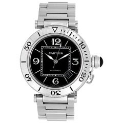 Cartier Stainless Steel Pasha Seatimer Wristwatch