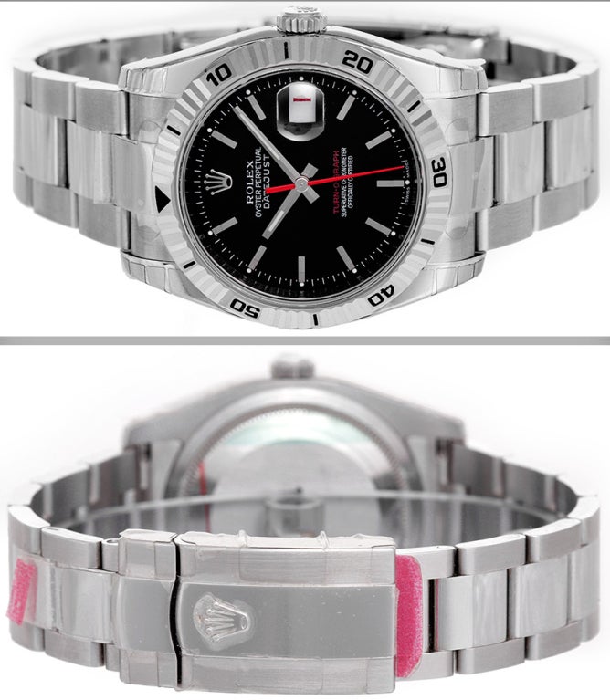 Rolex Stainless Steel Turnograph Wristwatch Ref 116264