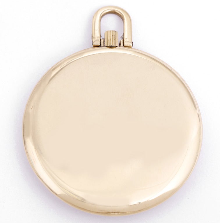 Patek Philippe Yellow Gold Open Face Pocket Watch