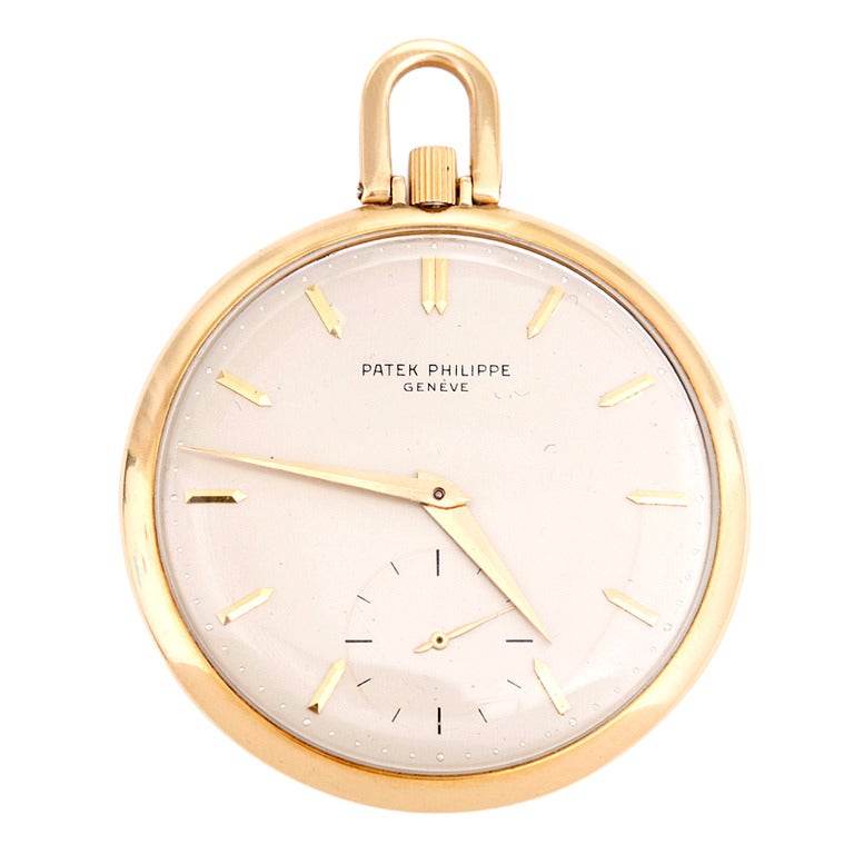 Patek Philippe Yellow Gold Open Face Pocket Watch
