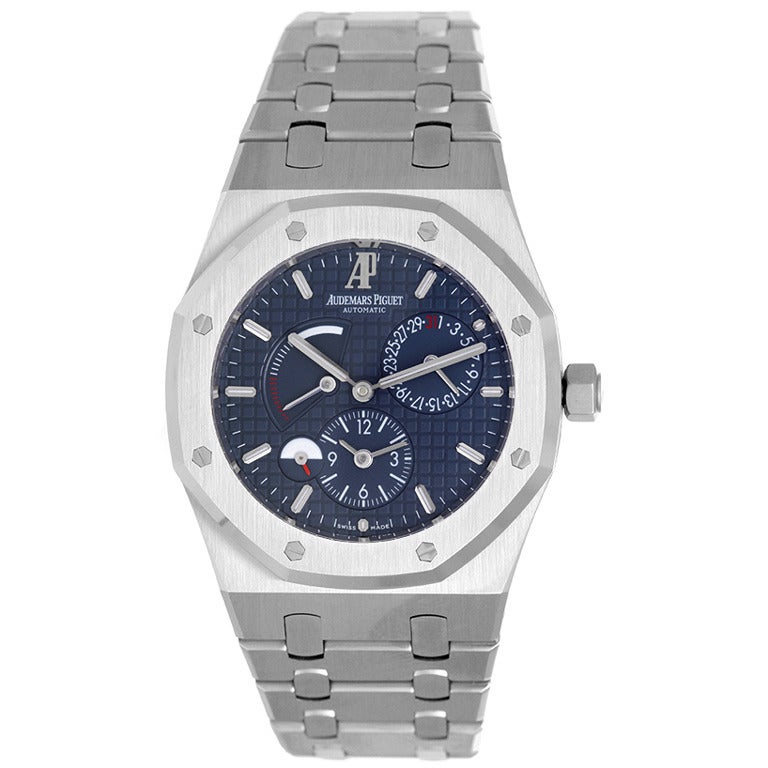 Audemars Piguet Stainless Steel Royal Oak Power Reserve Wristwatch