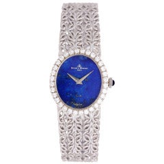 Retro Baume & Mercier Lady's White Gold and Diamond Bracelet Watch