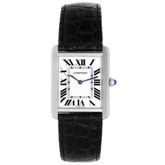 Cartier Stainless Steel Tank Solo Wristwatch