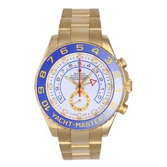 Rolex Yellow Gold Yacht-Master II Regatta Wristwatch