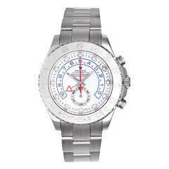 Rolex White Gold Yacht-Master II Regatta Wristwatch