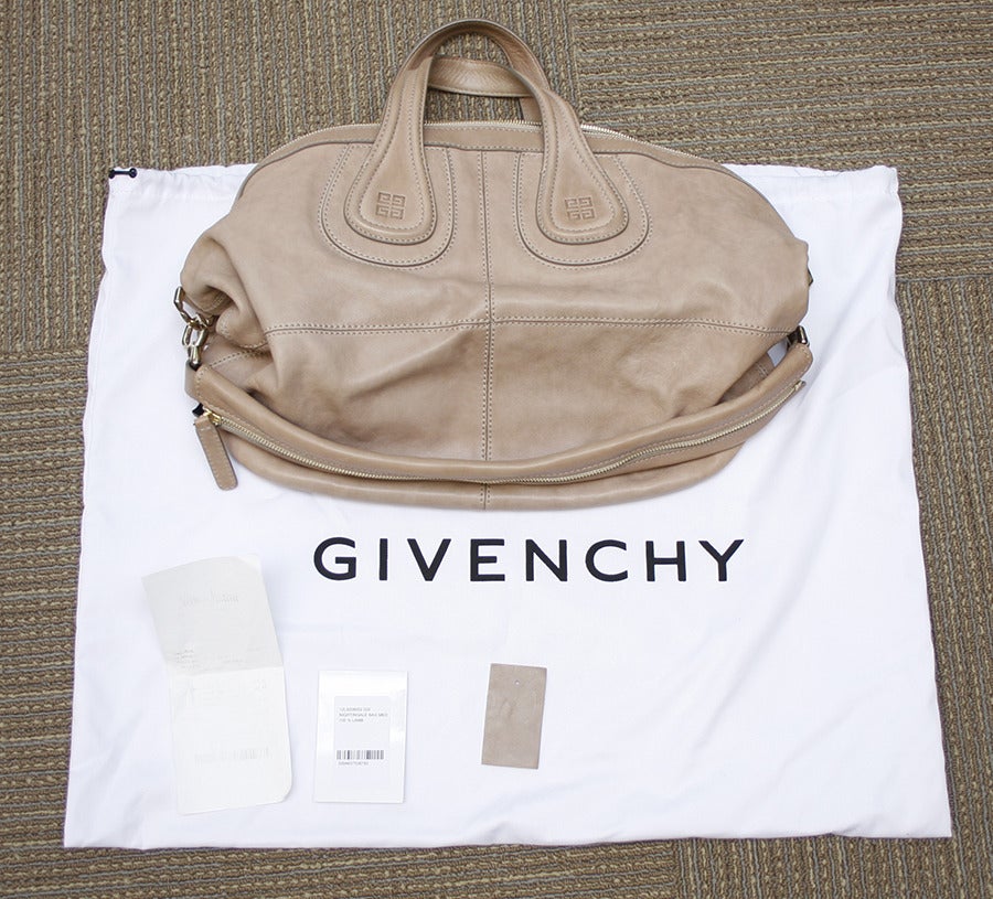 Givenchy Puddy Leather Color Nightingale Handbag 1